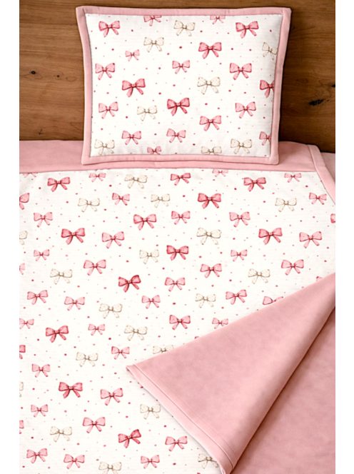 Minőségi pamutvászon ovis kezdő szett – 6 részes-masnis