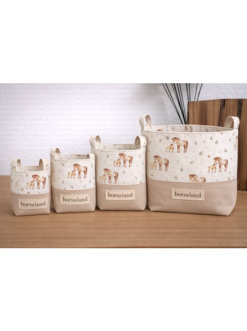 Karamell lovacskák- kocka tárolók