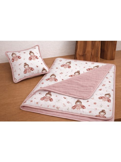 Katica hercegnők- muszlin takaró,párna