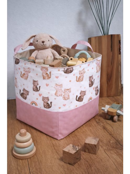 Játék tárolók-nagykocska-cicák