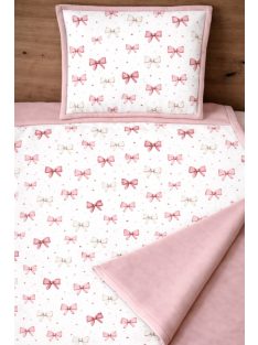 Masnik mályva-Pamutvászon takaró párna szett