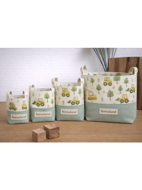 Sárga markoló- kocka tárolók