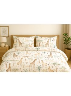   Borsa Design – Egyedi mintás, prémium pamut ágyneműk-Afrikai zsiráfos