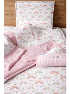   Minőségi pamutvászon ovis kezdő szett – 6 részes-szivárványos