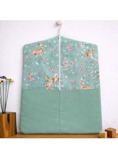   Ovis zsák- Zsálya őzike- Digitális prémium pamutvászonból, dupla zsebbel.