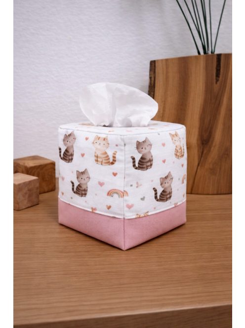 Zsebkendő tároló-cicák