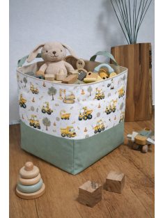 Játék tárolók-nagykocska-sárga markolók