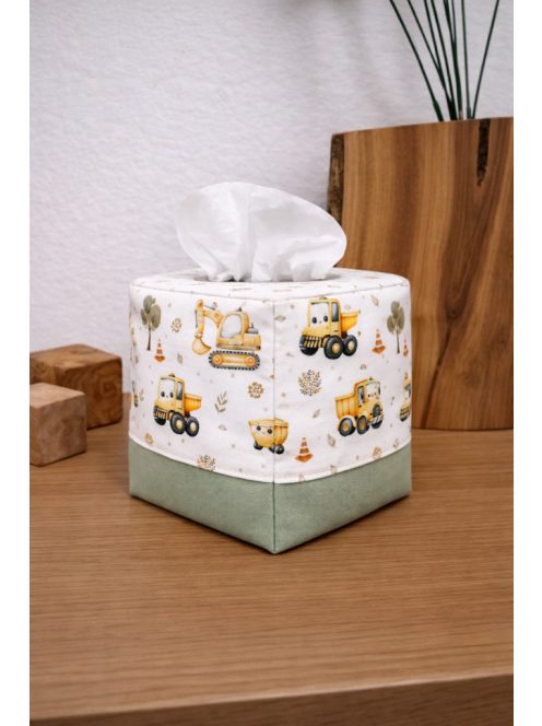 Zsebkendő tároló-sárga markolók