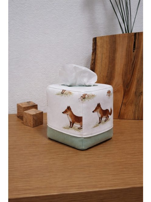 Zsebkendő tároló-Róka élet