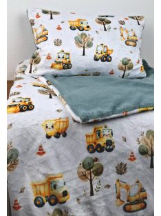   Téli pihenő-Egyedi design, két rétegű álom takaró,párna-Sárga markolók