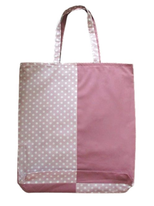 Hangulat pitty-pötty mályva, kifordítható textil táska.