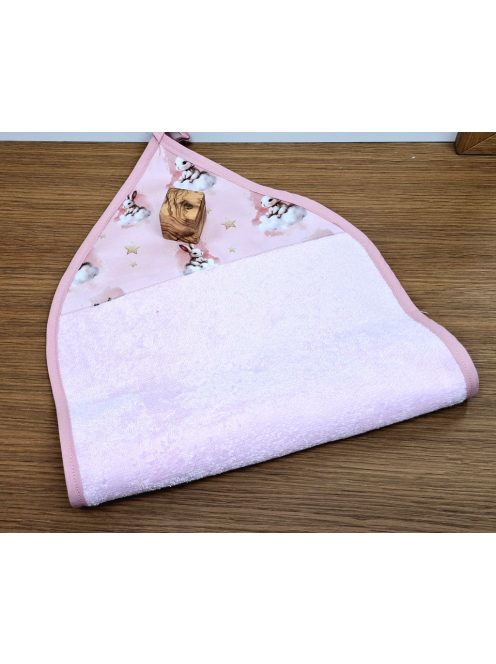 Felhős nyuszi-minky-prémium pamutvászon-6 darabos szett