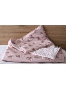 Felhős nyuszi-minky-prémium pamutvászon-6 darabos szett