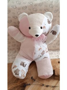 Borsi Emlék maci-Cica álom rózsaszínben