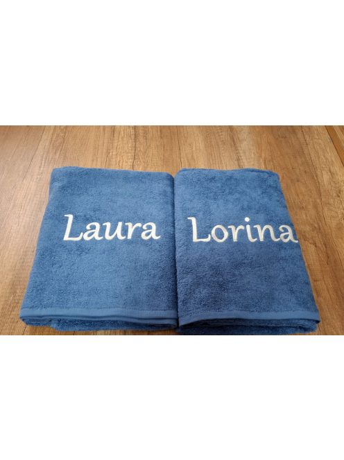 Minőségi frottír törölköző-farmer kék