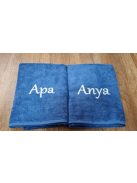 Minőségi frottír törölköző-farmer kék