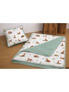 Róka élet- muszlin takaró,párna