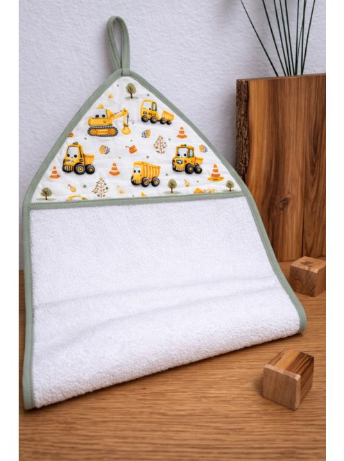 Minőségi pamutvászon ovis kezdő szett – 6 részes-sárga markolók