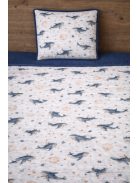 Kék delfinek- muszlin takaró,párna