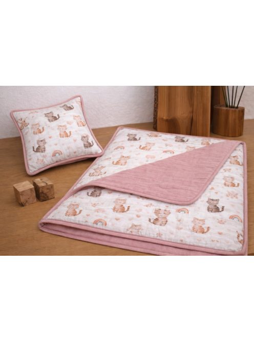 Cicák- muszlin takaró,párna