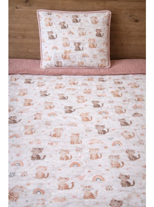 Cicák- muszlin takaró,párna