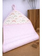 Szivárványos rózsaszín-Óvodás törölköző.