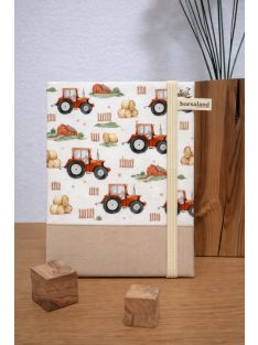 Kiskönyvborító-Piros traktorok