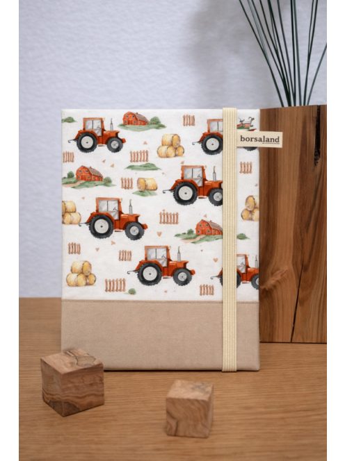 Kiskönyvborító-Piros traktorok