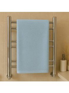   Prémium kézműves frottír törölköző – egyedi méretben, ripsz szalaggal szegve-világos kék /nagy méret/