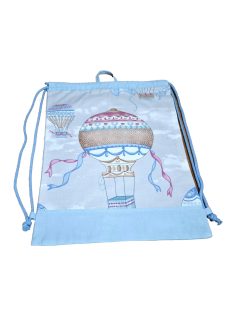 Kék hőlégballon-tornazsák