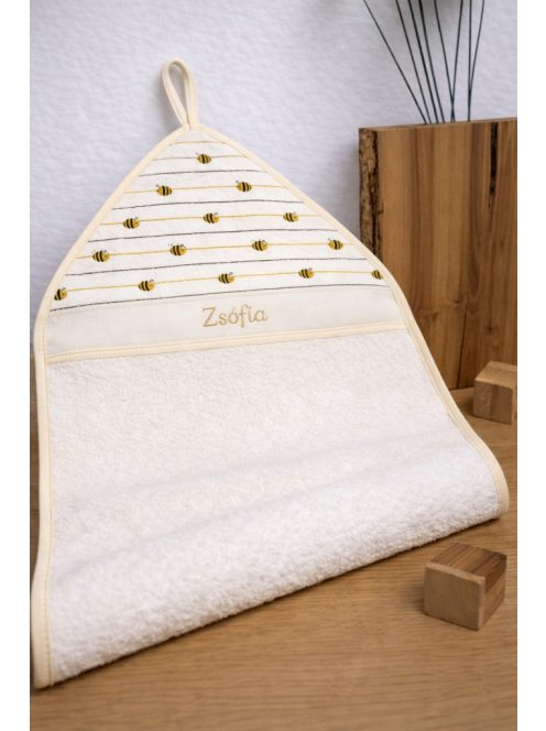 Méhecske nyers-Óvodás törölköző.