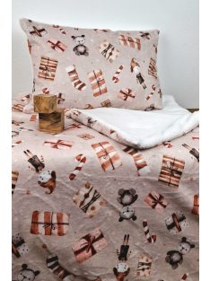   Téli pihenő-Egyedi design, két rétegű álom takaró,párna-Diótörők