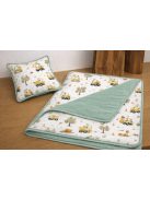 Sárga markolók- muszlin takaró,párna