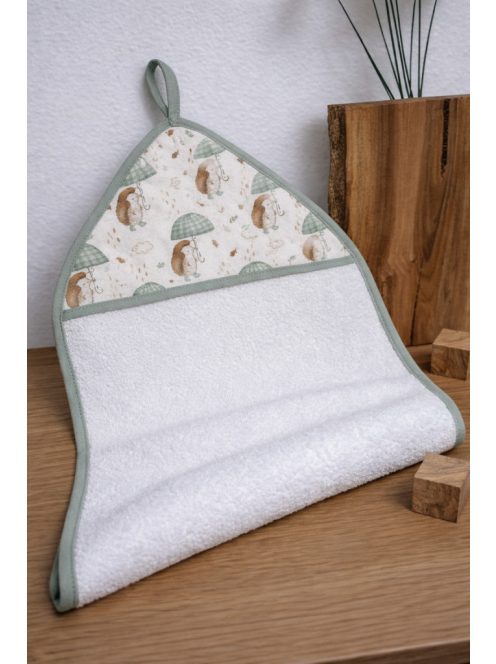 Sünis zsálya-Óvodás törölköző.