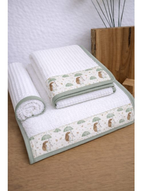 Sünis zsálya-Óvodás törölköző.