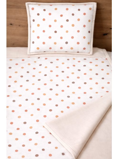 Minőségi pamutvászon ovis kezdő szett – 6 részes-pöttyös