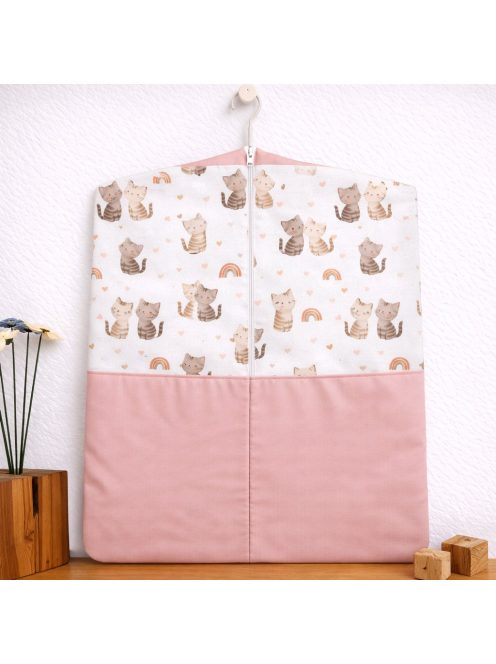 Minőségi pamutvászon ovis kezdő szett – 6 részes-cicás