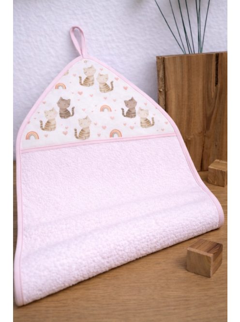 Minőségi pamutvászon ovis kezdő szett – 6 részes-cicás