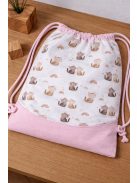 Minőségi pamutvászon ovis kezdő szett – 6 részes-cicás