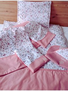   Minőségi pamutvászon ovis kezdő szett – 6 részes,sziromtánc mályva