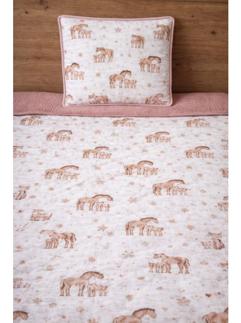 Lovacskák muszlin takaró,párna