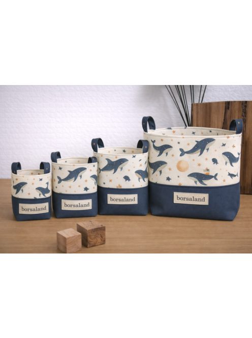 Kék bálnák- kocka tárolók
