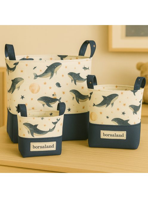 Kék bálnák- kocka tárolók