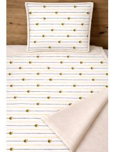   Minőségi pamutvászon ovis kezdő szett – 6 részes-méhecskés